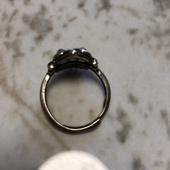 hedgehog ring with labradorite - Picture 3 of 4